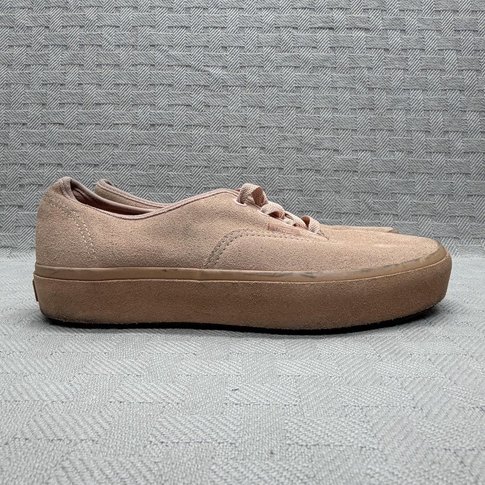 Vans Shoes Womens Size 10 Salmon Suede Platform Low‎ Top Gum Sole Sneakers